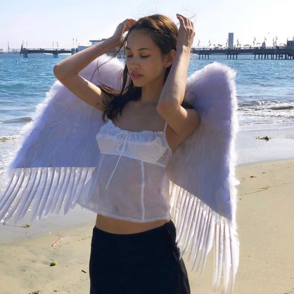 ❌SOLD❌ Unif Angel Top - White XS NWOT